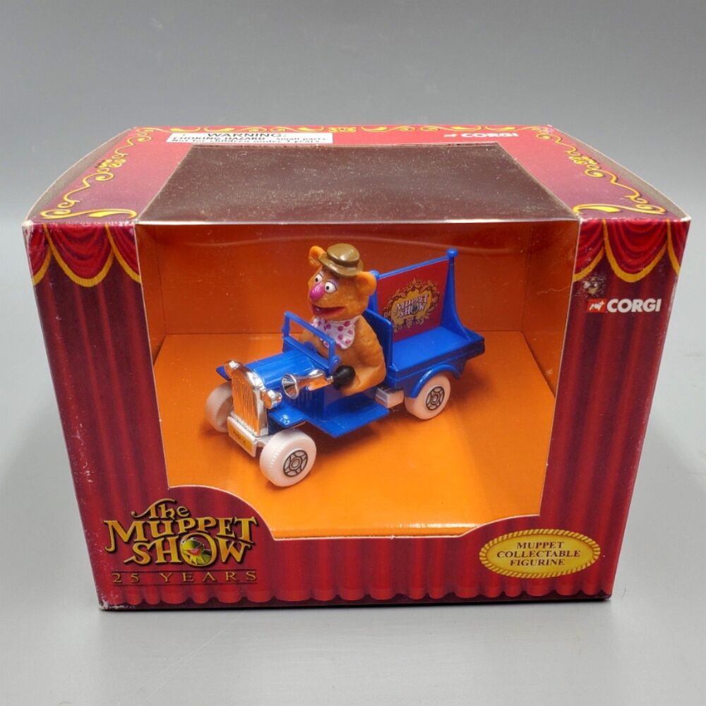 Corgi The Muppet Show 25 Years Fozzie Bear Diecast Car Collectible Figurine NIB
